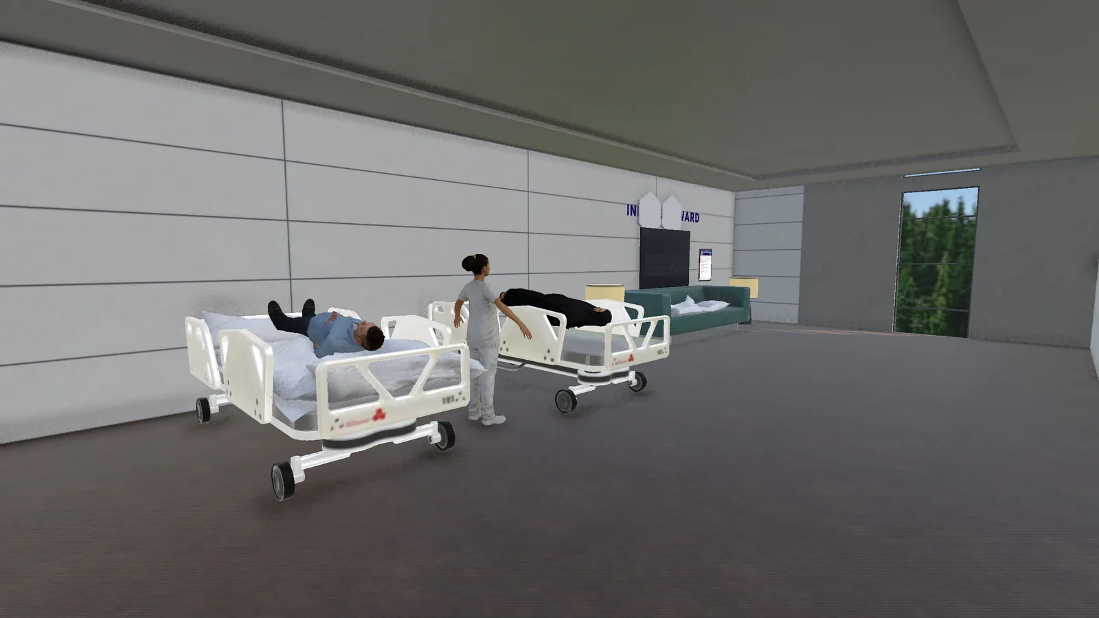 The inpatient ward in the Kashmeta virtual campus